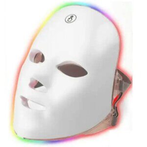 (Wireless) Red Light Therapy Skin Rejuvenation Mask 7 Colors, 90 LEDs, USB